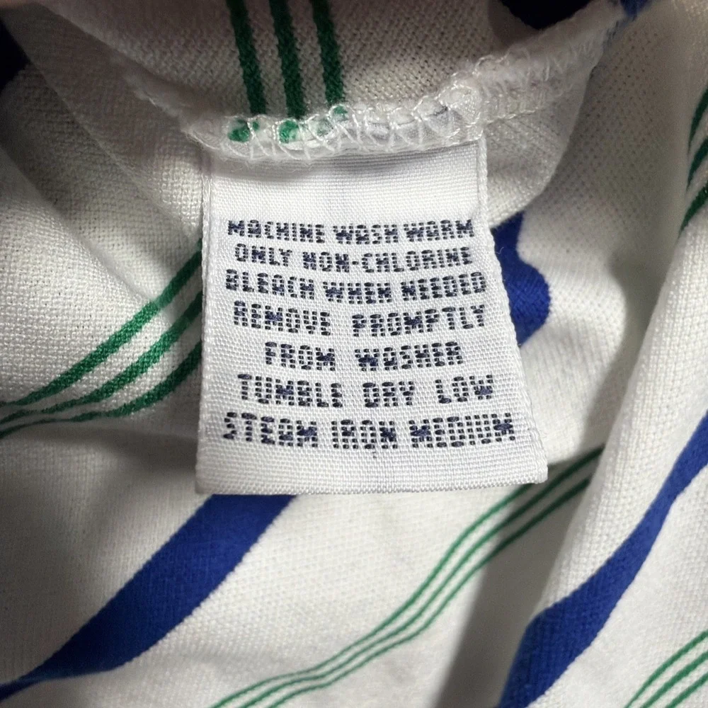 Polo Ralph Lauren Mens Short Sleeve Polo Shirt Large‎ Striped Pima Cotton Golf